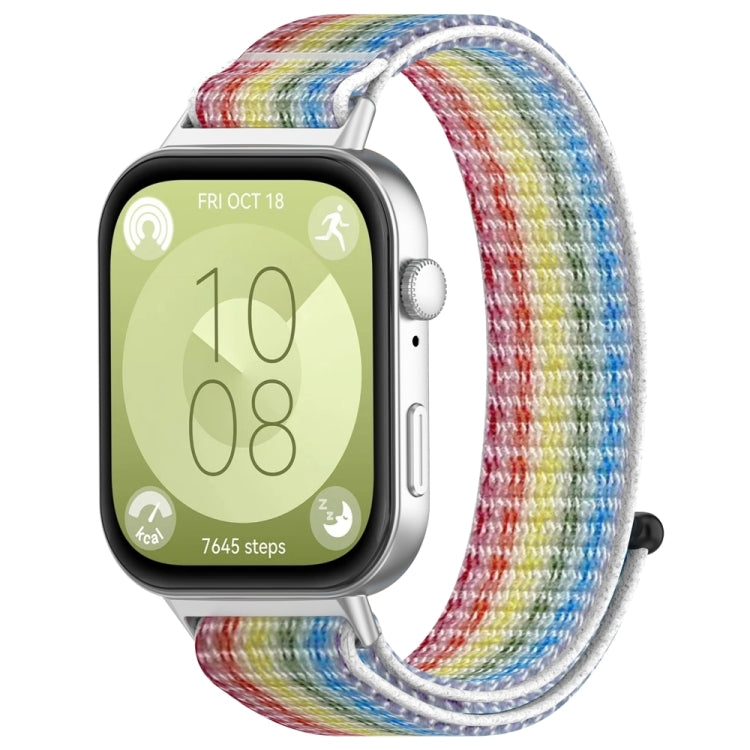 Cinturino per orologio con chiusura ad anello e gancio in nylon, For Huawei Watch Fit3