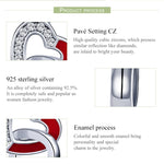 Accessori per corde S925 con ciondolo in argento fai-da-te creativo cuore a cuore