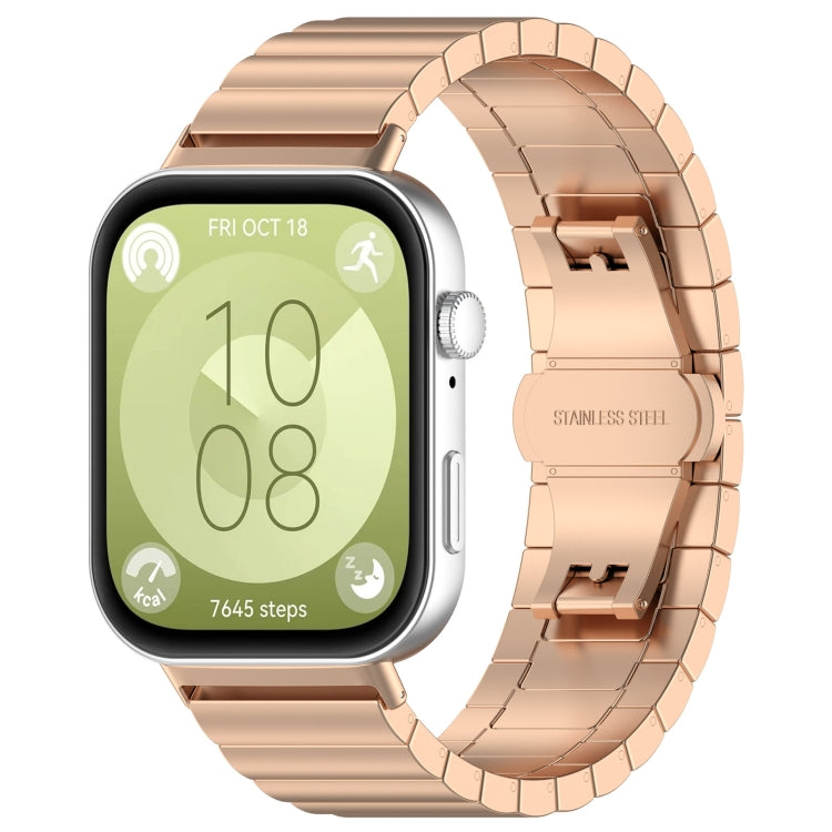 Cinturino per orologio in acciaio inossidabile con una perla, For Huawei Watch Fit 5 / Fit 5 Pro / Fit 4 / Fit 3