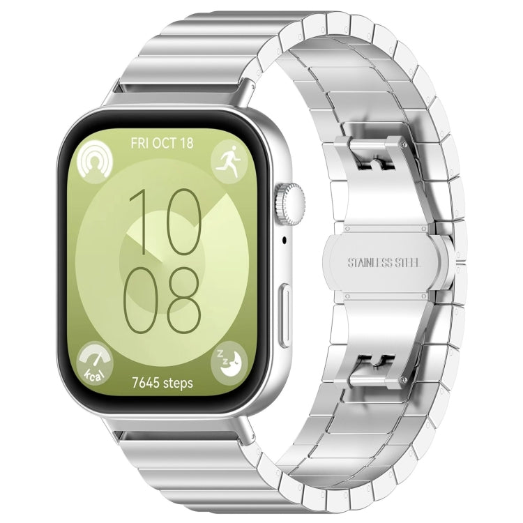 Cinturino per orologio in acciaio inossidabile con una perla, For Huawei Watch Fit 5 / Fit 5 Pro / Fit 4 / Fit 3