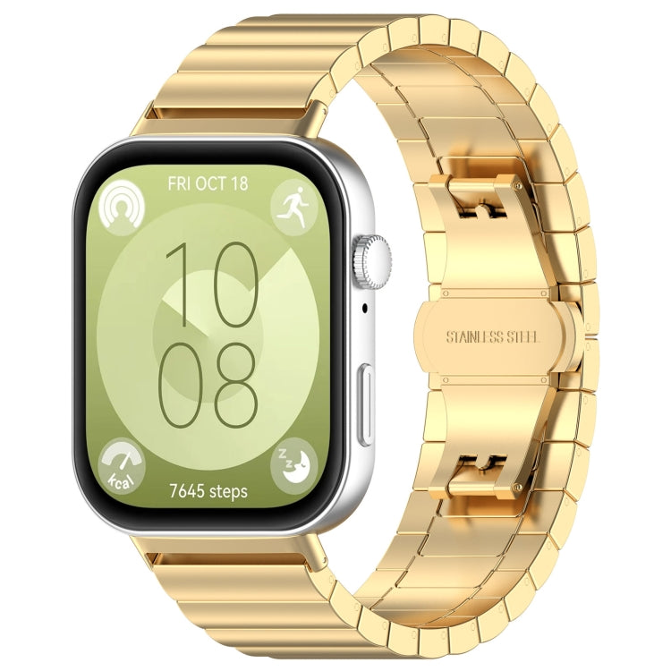 Cinturino per orologio in acciaio inossidabile con una perla, For Huawei Watch Fit 5 / Fit 5 Pro / Fit 4 / Fit 3