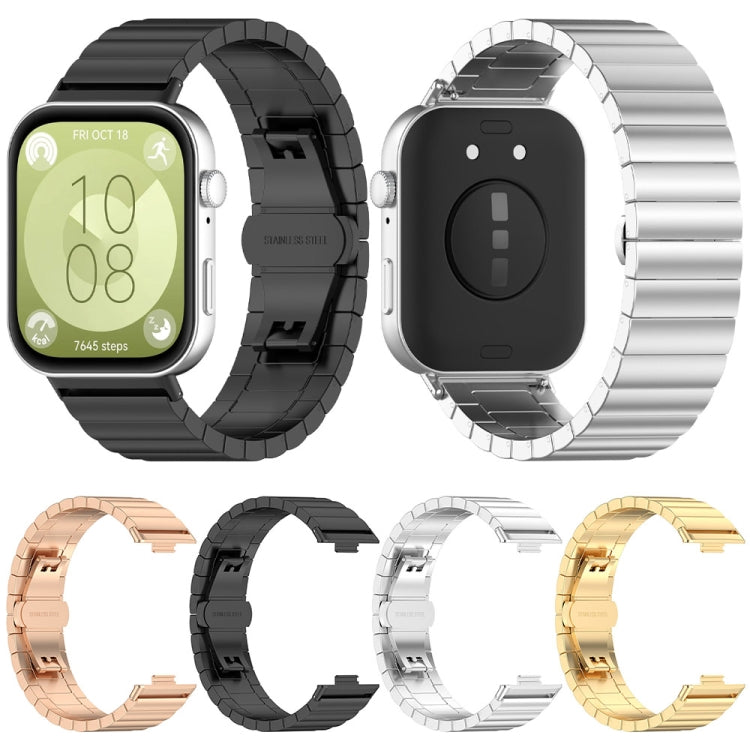 Cinturino per orologio in acciaio inossidabile con una perla, For Huawei Watch Fit 5 / Fit 5 Pro / Fit 4 / Fit 3