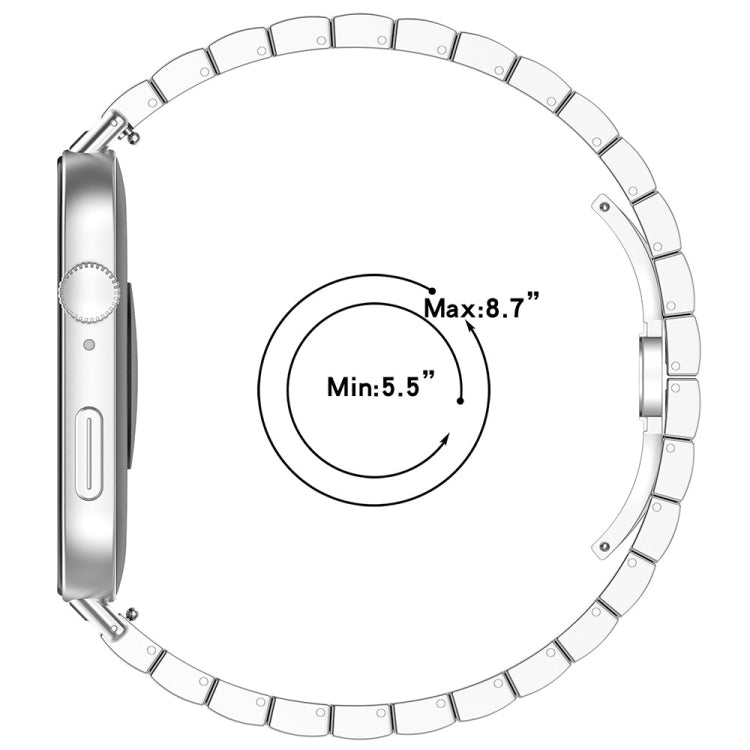 Cinturino per orologio in acciaio inossidabile con una perla, For Huawei Watch Fit 5 / Fit 5 Pro / Fit 4 / Fit 3
