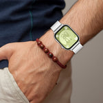 Cinturino per orologio in acciaio inossidabile con una perla, For Huawei Watch Fit 5 / Fit 5 Pro / Fit 4 / Fit 3