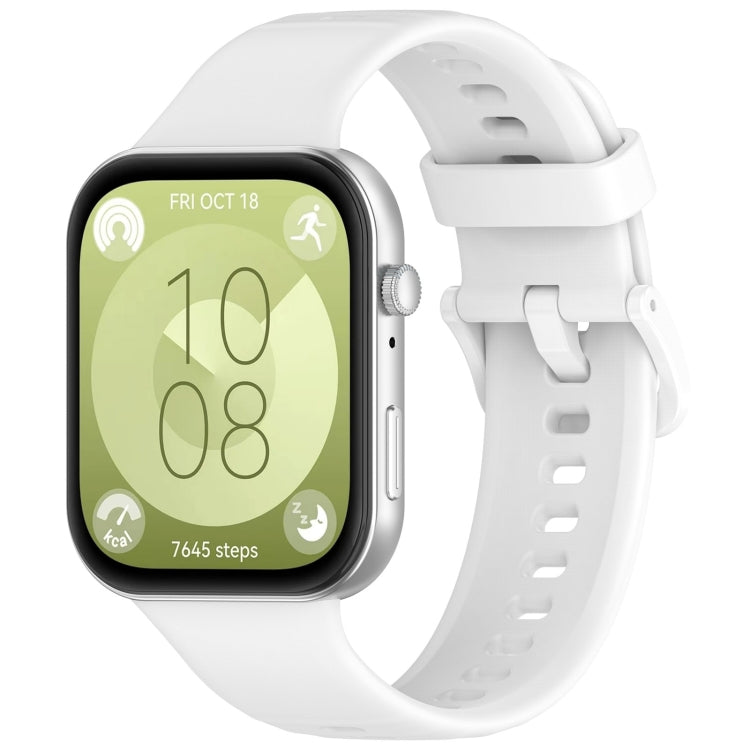 Cinturino sportivo in silicone con fibbia colorata, For Huawei Watch Fit3