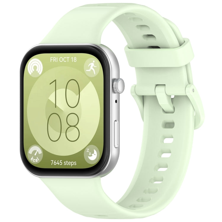 Cinturino sportivo in silicone con fibbia colorata, For Huawei Watch Fit3