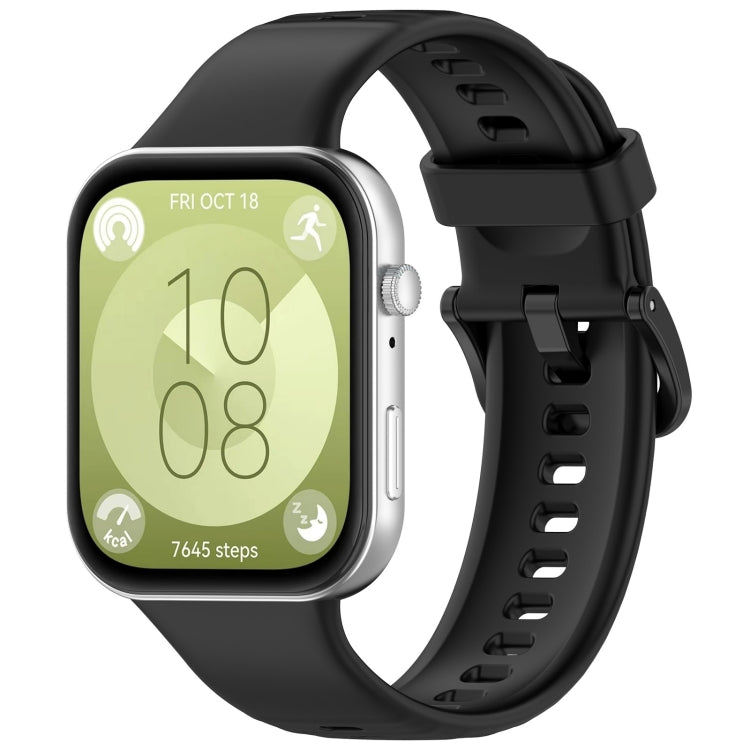 Cinturino sportivo in silicone con fibbia colorata, For Huawei Watch Fit3