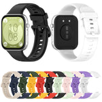 Cinturino sportivo in silicone con fibbia colorata, For Huawei Watch Fit3