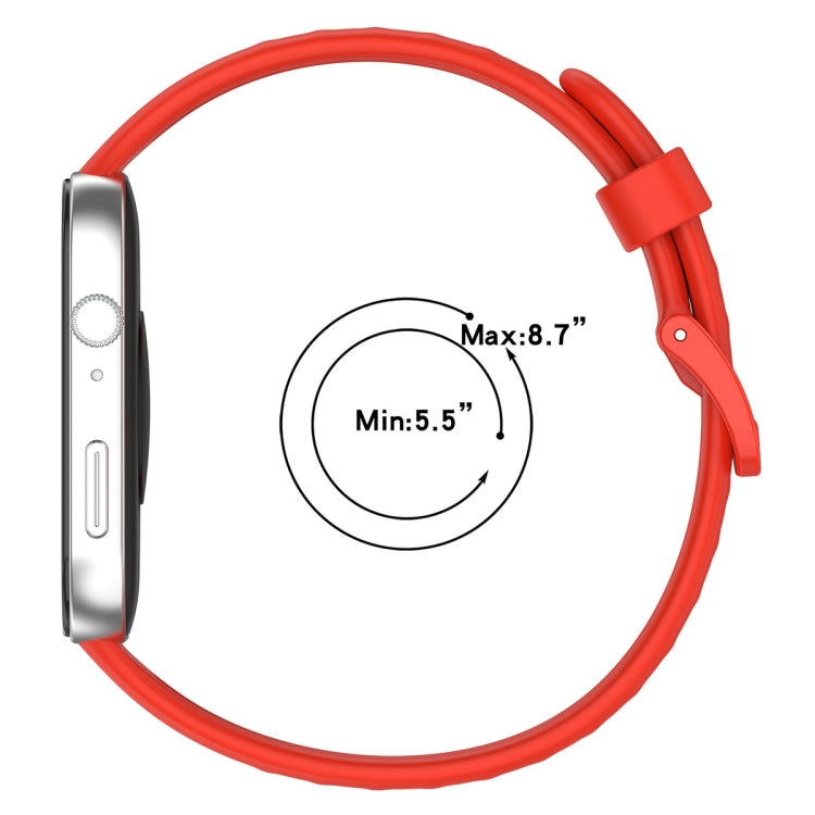 Cinturino sportivo in silicone con fibbia colorata, For Huawei Watch Fit3