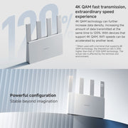 Router Xiaomi BE3600 WiFi7 Porta 2.5G Dual Band, Spina USA, BE3600