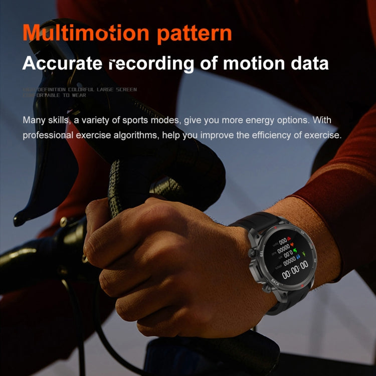 DK68 1,53 pollici IP67 BT 5.0 Smart Watch sportivo fitness, supporto torcia LED / chiamata Bluetooth / sonno / ossigeno nel sangue / frequenza cardiaca / monitor della pressione sanguigna