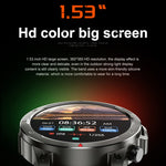 DK68 1,53 pollici IP67 BT 5.0 Smart Watch sportivo fitness, supporto torcia LED / chiamata Bluetooth / sonno / ossigeno nel sangue / frequenza cardiaca / monitor della pressione sanguigna
