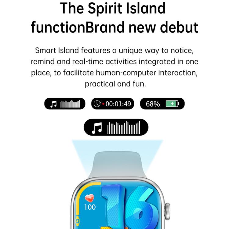 Smartwatch sportivo fitness WS11 MAX da 2,2 pollici, supporto chiamata Bluetooth / sonno / ossigeno nel sangue / frequenza cardiaca / monitoraggio della pressione sanguigna