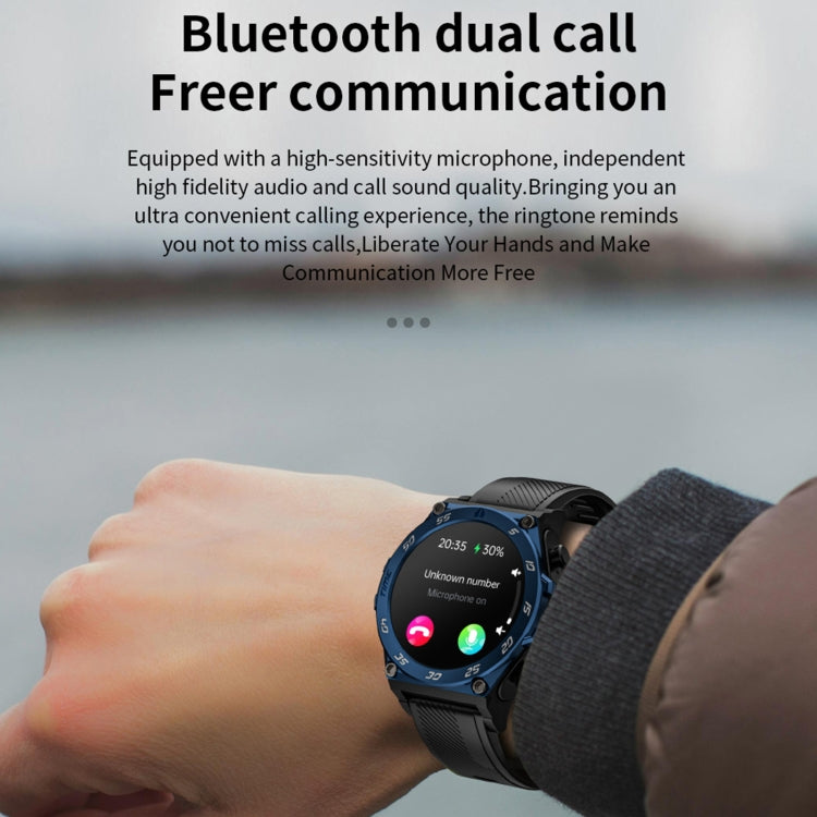 Smartwatch sportivo LC18 da 1,53 pollici IP67 BT5.0 con auricolari, supporto per chiamate Bluetooth/sonno/ossigeno nel sangue/frequenza cardiaca/monitoraggio della pressione sanguigna