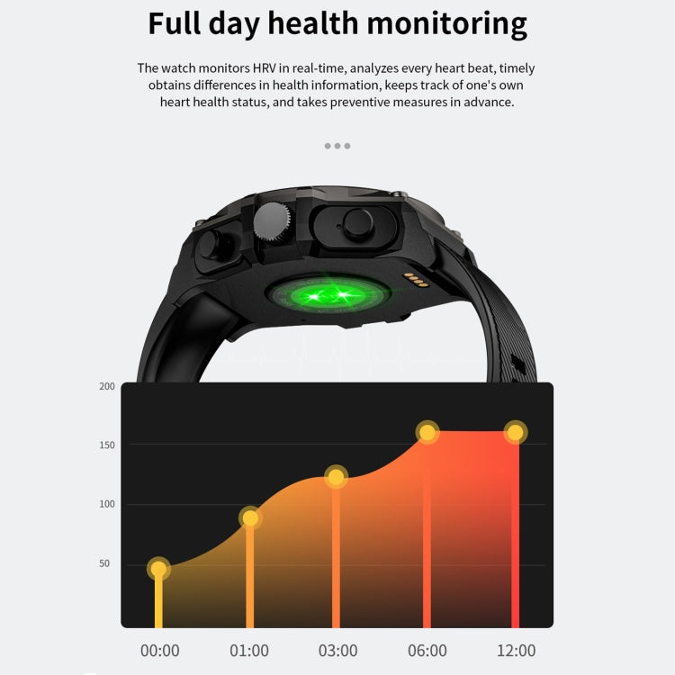 Smartwatch sportivo LC18 da 1,53 pollici IP67 BT5.0 con auricolari, supporto per chiamate Bluetooth/sonno/ossigeno nel sangue/frequenza cardiaca/monitoraggio della pressione sanguigna