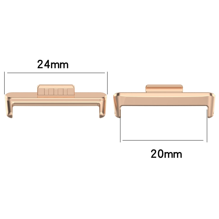 Connettore per cinturino in metallo da 20 mm, 1 paio, For Huawei Watch Fit3