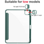 Custodia per tablet in pelle intelligente acrilica 3 pieghe, For iPad Air 11 2026 / 2024 / 2025, For iPad Pro 13 2025 / 2024, For iPad Pro 11 2025 / 2024