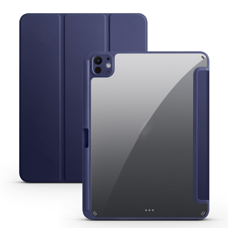 Custodia per tablet in pelle intelligente acrilica 3 pieghe, For iPad Air 11 2026 / 2024 / 2025, For iPad Pro 13 2025 / 2024, For iPad Pro 11 2025 / 2024