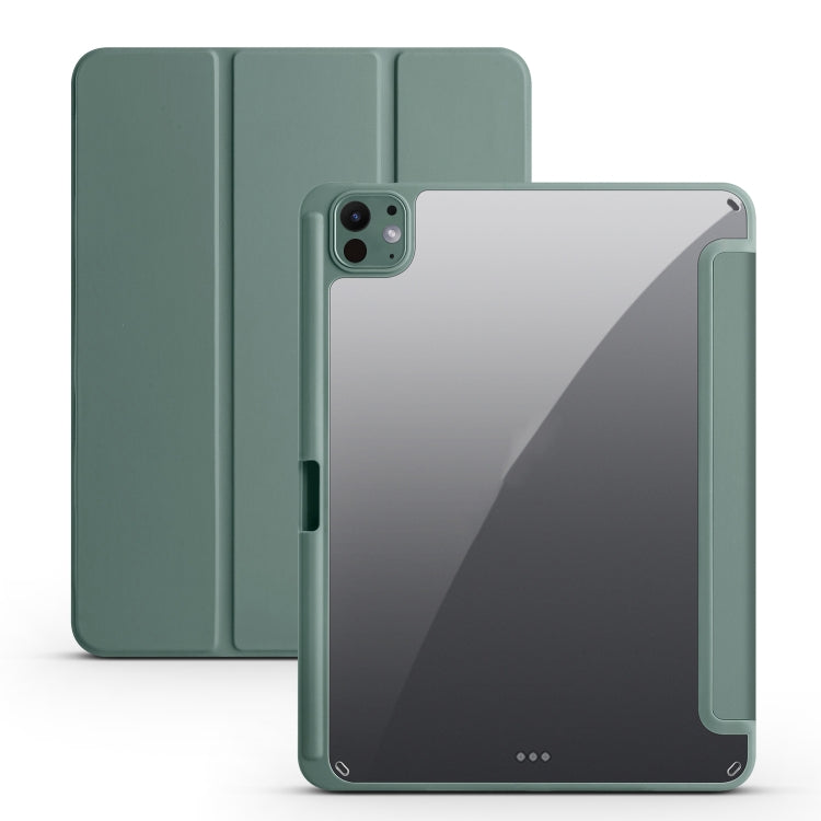 Custodia per tablet in pelle intelligente acrilica 3 pieghe, For iPad Air 11 2026 / 2024 / 2025, For iPad Pro 13 2025 / 2024, For iPad Pro 11 2025 / 2024