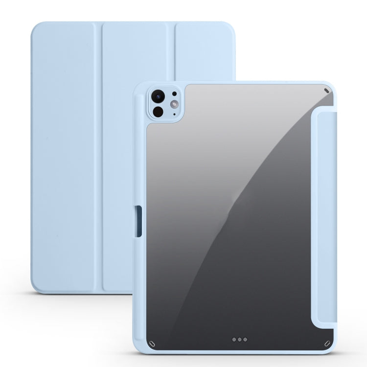 Custodia per tablet in pelle intelligente acrilica 3 pieghe, For iPad Air 11 2026 / 2024 / 2025, For iPad Pro 13 2025 / 2024, For iPad Pro 11 2025 / 2024