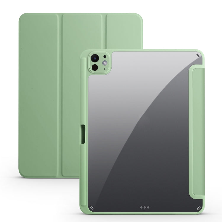 Custodia per tablet in pelle intelligente acrilica 3 pieghe, For iPad Air 11 2026 / 2024 / 2025, For iPad Pro 13 2025 / 2024, For iPad Pro 11 2025 / 2024