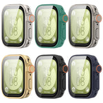 Custodia protettiva per orologio a copertura totale con pellicola in vetro temperato e PC, For Huawei Watch Fit3