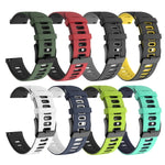 Per Huawei Watch GT2e 42mm / Samsung Galaxy Watch Active 2 cinturino da polso in silicone, 20mm, 22mm
