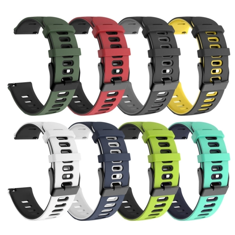 Per Huawei Watch GT2e 42mm / Samsung Galaxy Watch Active 2 cinturino da polso in silicone, 20mm, 22mm