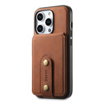Custodia per telefono in pelle con porta carte magnetica MagSafe Denior D14 NK modello retrò, For iPhone 13 Pro Max, For iPhone 13 Pro, For iPhone 12/12 Pro, For iPhone 12 Pro Max