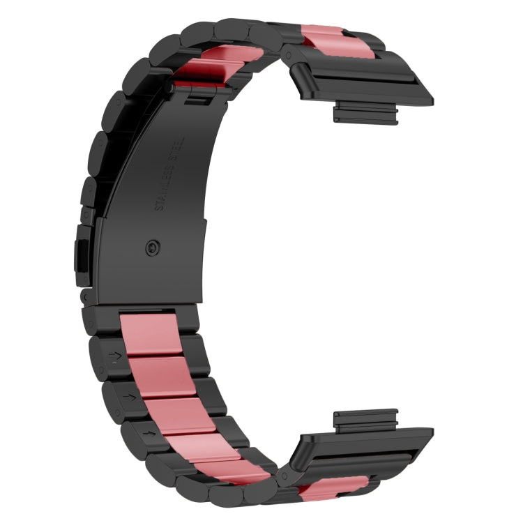 Cinturino per orologio in metallo in acciaio inossidabile con tre perline, For Huawei Watch Fit 5 / Fit 5 Pro / Fit 4 / Fit 3