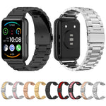 Cinturino per orologio in metallo in acciaio inossidabile con tre perline, For Huawei Watch Fit 5 / Fit 5 Pro / Fit 4 / Fit 3