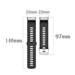 Cinturino da polso in silicone, For Garmin Forerunner 35/30/35J/ForeAthlete 35J