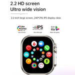 Smartwatch sportivo WS12 ULTRA 2 da 2,2 pollici, codice di pagamento di supporto / chiamata Bluetooth / sonno / ossigeno nel sangue / frequenza cardiaca / monitor della pressione sanguigna