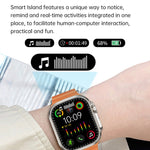 Smartwatch sportivo WS12 ULTRA 2 da 2,2 pollici, codice di pagamento di supporto / chiamata Bluetooth / sonno / ossigeno nel sangue / frequenza cardiaca / monitor della pressione sanguigna