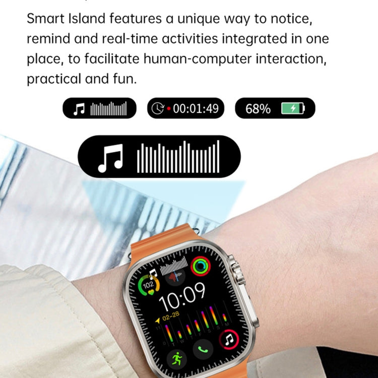 Smartwatch sportivo WS12 ULTRA 2 da 2,2 pollici, codice di pagamento di supporto / chiamata Bluetooth / sonno / ossigeno nel sangue / frequenza cardiaca / monitor della pressione sanguigna