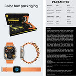 Smartwatch sportivo WS12 ULTRA 2 da 2,2 pollici, codice di pagamento di supporto / chiamata Bluetooth / sonno / ossigeno nel sangue / frequenza cardiaca / monitor della pressione sanguigna