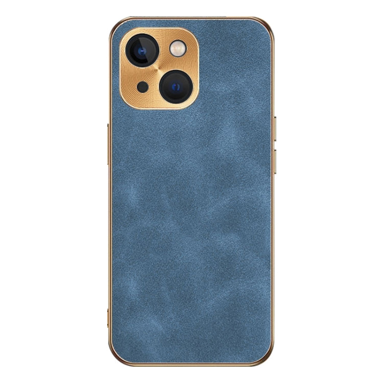 Custodia per telefono in pelle di agnello galvanica, For iPhone 16, For iPhone 15 Pro Max, For iPhone 15 Pro, For iPhone 15, For iPhone 14, For iPhone 14 Pro