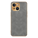 Custodia per telefono in pelle di agnello galvanica, For iPhone 16, For iPhone 15 Pro Max, For iPhone 15 Pro, For iPhone 15, For iPhone 14, For iPhone 14 Pro