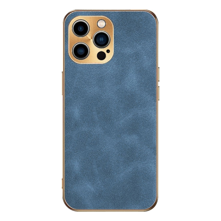 Custodia per telefono in pelle di agnello galvanica, For iPhone 14 Pro Max, For iPhone 13 Pro Max, For iPhone 13 Pro, For iPhone 13, For iPhone 12, For iPhone 12 Pro Max
