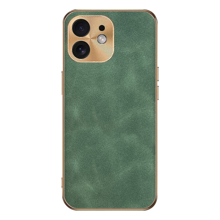 Custodia per telefono in pelle di agnello galvanica, For iPhone 14 Pro Max, For iPhone 13 Pro Max, For iPhone 13 Pro, For iPhone 13, For iPhone 12, For iPhone 12 Pro Max