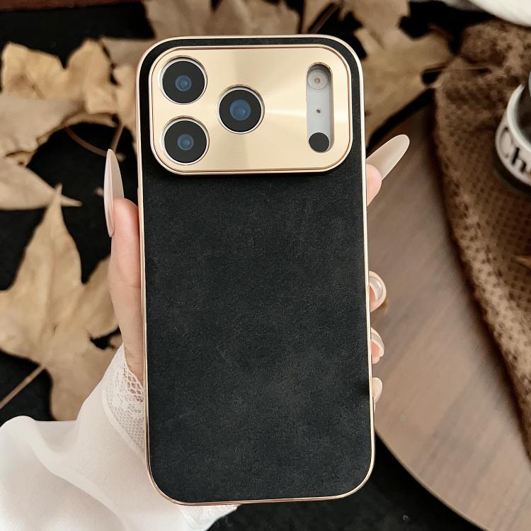 Custodia per telefono in pelle di agnello galvanica, For iPhone 17 Pro Max, For iPhone 17 Pro, For iPhone 17, For iPhone 16 Pro Max, For iPhone 16 Pro, For iPhone 16 Plus