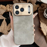 Custodia per telefono in pelle di agnello galvanica, For iPhone 17 Pro Max, For iPhone 17 Pro, For iPhone 17, For iPhone 16 Pro Max, For iPhone 16 Pro, For iPhone 16 Plus