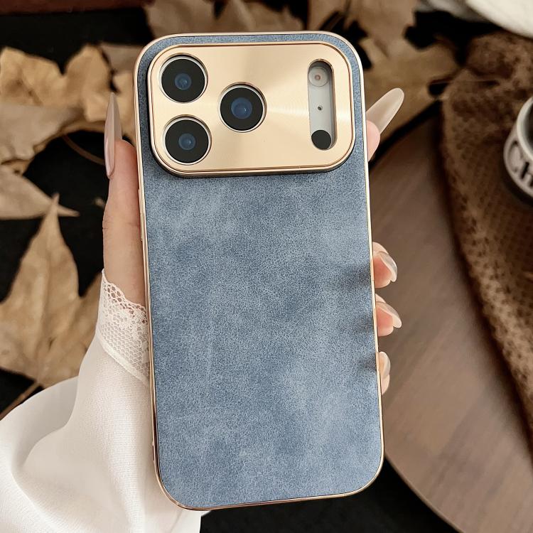 Custodia per telefono in pelle di agnello galvanica, For iPhone 17 Pro Max, For iPhone 17 Pro, For iPhone 17, For iPhone 16 Pro Max, For iPhone 16 Pro, For iPhone 16 Plus