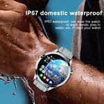 WS-26 1,52 pollici IP67 Sport Smart Watch Supporto chiamata Bluetooth / Sonno / Ossigeno nel sangue / Frequenza cardiaca / Monitoraggio della pressione sanguigna, Silicone Strap, Steel Strap, Leather Strap