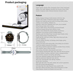 WS-26 1,52 pollici IP67 Sport Smart Watch Supporto chiamata Bluetooth / Sonno / Ossigeno nel sangue / Frequenza cardiaca / Monitoraggio della pressione sanguigna, Silicone Strap, Steel Strap, Leather Strap