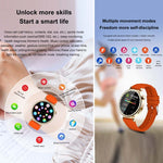 Smartwatch sportivo IP67 da 1,28 pollici WS520, supporto per chiamate Bluetooth/sonno/ossigeno nel sangue/frequenza cardiaca/monitoraggio della pressione sanguigna