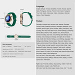 Smartwatch sportivo IP67 da 1,28 pollici WS520, supporto per chiamate Bluetooth/sonno/ossigeno nel sangue/frequenza cardiaca/monitoraggio della pressione sanguigna