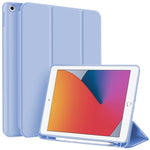 Custodia per tablet in smart pelle TPU 3 pieghe con slot per penna, For iPad Pro 11 2022 / 2021 / 2020, For iPad Air 5 / 4, For iPad 10.2 2021 / 2020 / 2019
