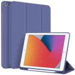 Custodia per tablet in smart pelle TPU 3 pieghe con slot per penna, For iPad Pro 11 2022 / 2021 / 2020, For iPad Air 5 / 4, For iPad 10.2 2021 / 2020 / 2019