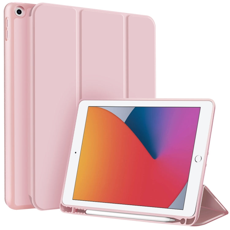 Custodia per tablet in smart pelle TPU 3 pieghe con slot per penna, For iPad Pro 11 2022 / 2021 / 2020, For iPad Air 5 / 4, For iPad 10.2 2021 / 2020 / 2019